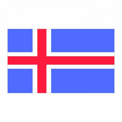 Iceland Flag Cardboard Cutout Standee Standup
