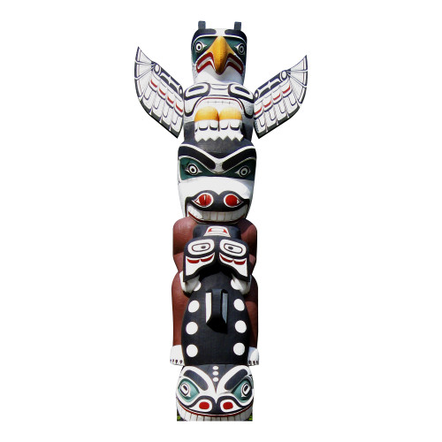 Totem Pole Cardboard Cutout Standee Standup